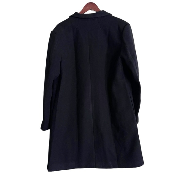 Large Black Peacoat Bankeng NWT - Picture 4 of 6